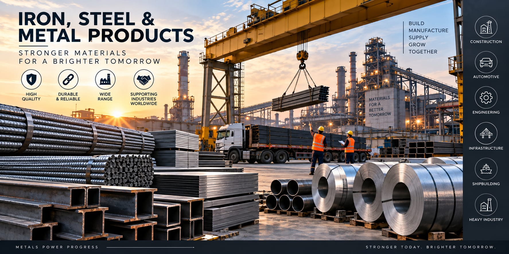 Iron, Steel & Metal Products