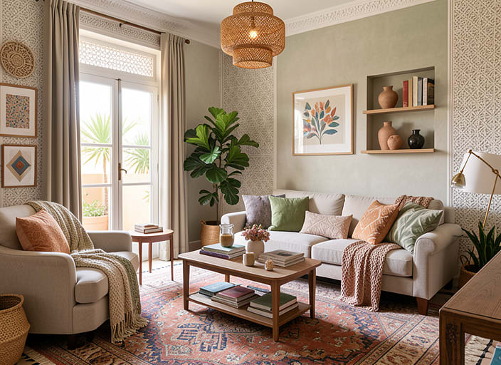 Conseils experts décoration intérieure Maroc 2026 — styles et couleurs