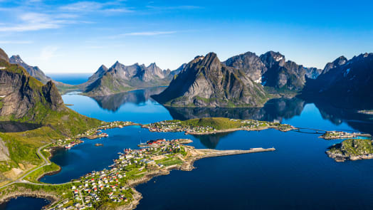 Lofoten, Spitzbergen und Island