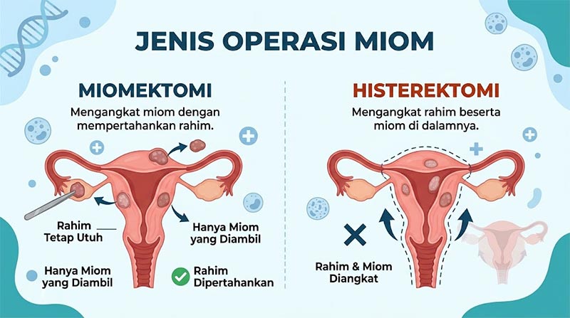 Jenis Operasi Miom