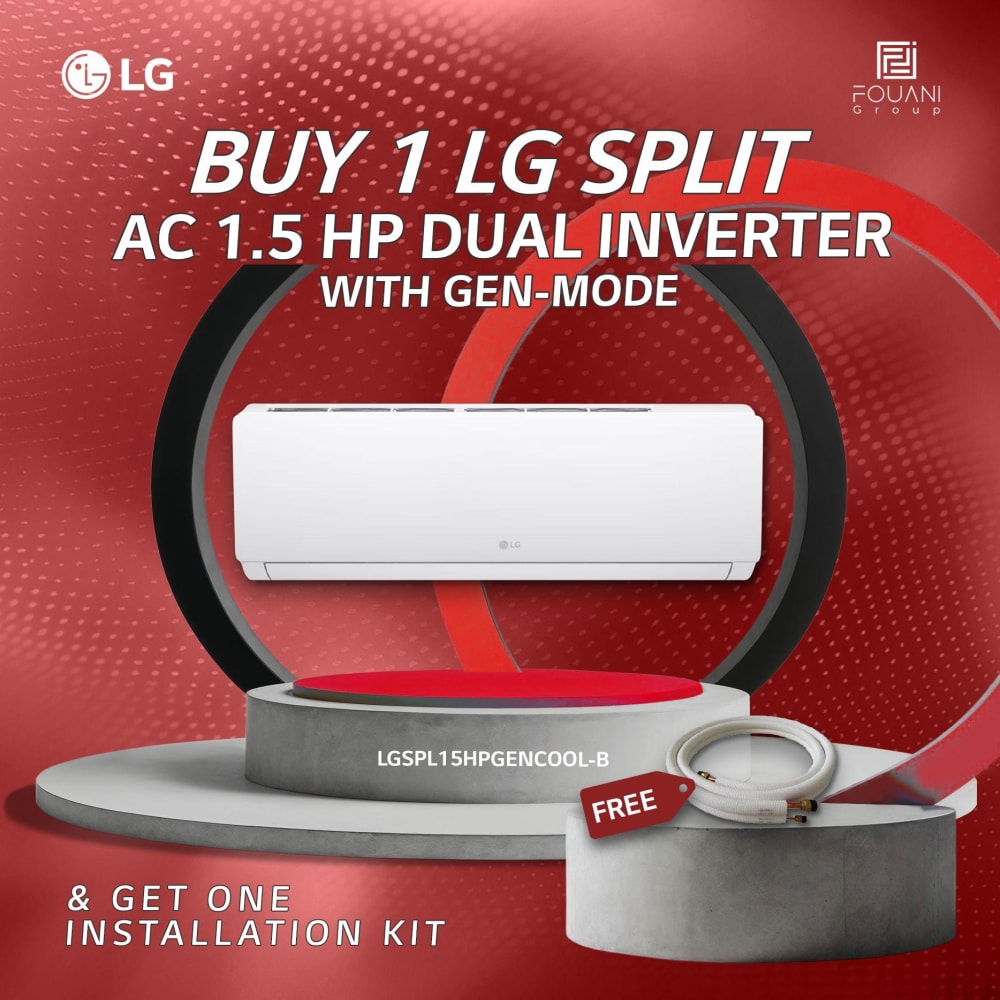 LG 1HP Inverter Split Air Conditioner SPL 1.5HP GENCOOL-B