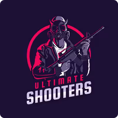 Battle Royale Logo Maker Featuring a Masked Man