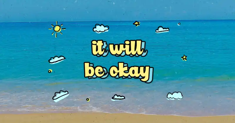 Doodled Facebook Post Generator With A VSCO Style Featuring A Quote