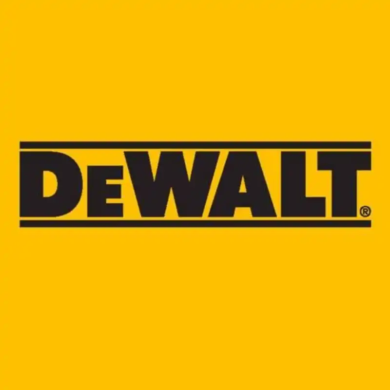 DeWalt Logo as Part of a Yellow Logos Inspiration List for Construction