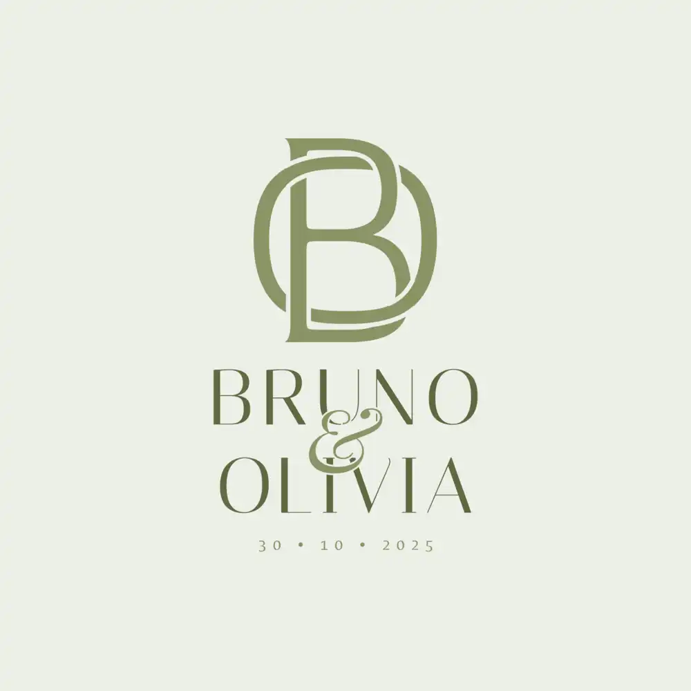 Logo Generator With An Elegant Aesthetic For A Wedding