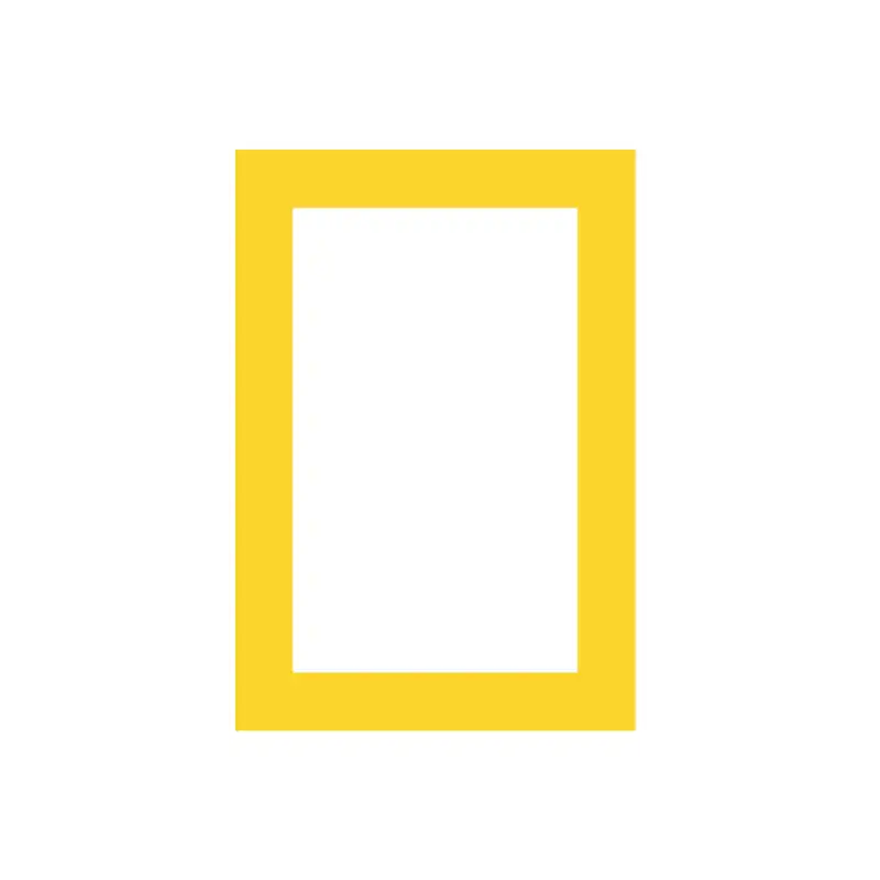 National Geographic Logo as Part of a Yellow Logos Inspiration List for Entertainment and Media