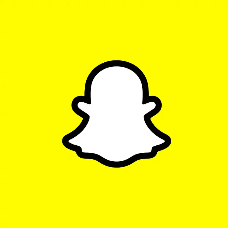 Snapchat Logo Illustrating a Yellow Logos Section Regarding Technology