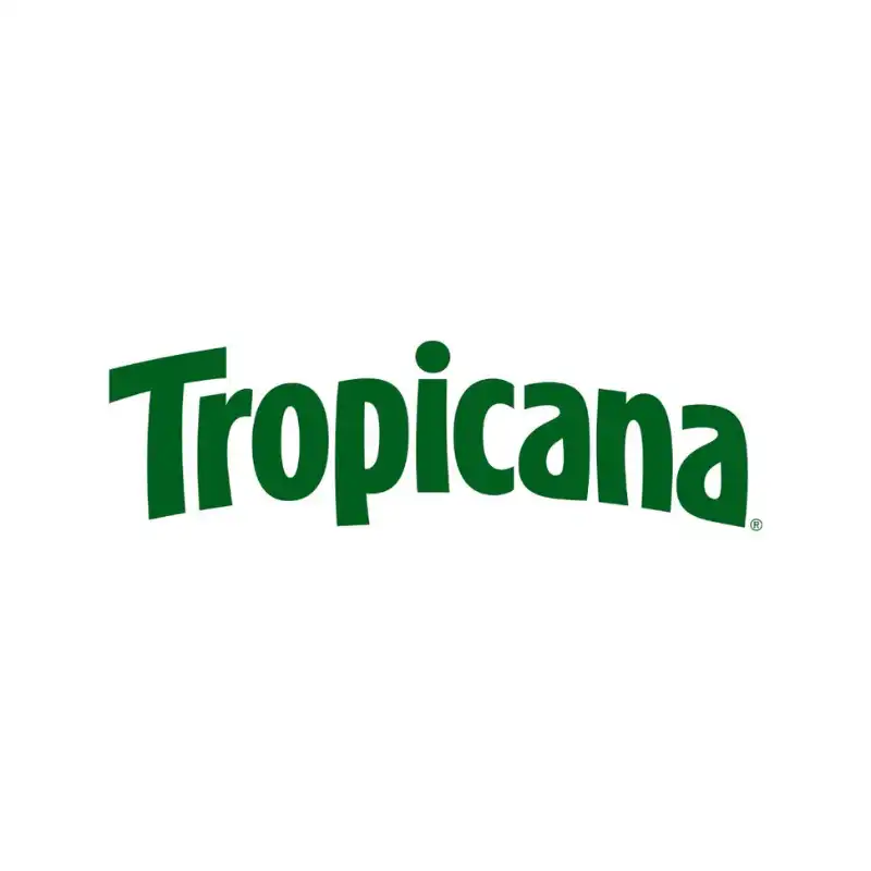 Tropicana Logo as Part of a Green Logos Inspiration List for Food and Beverages