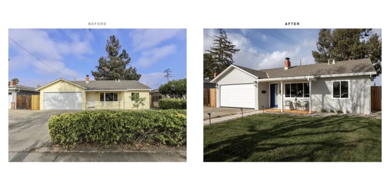 1779 Wema Way before and after remodel