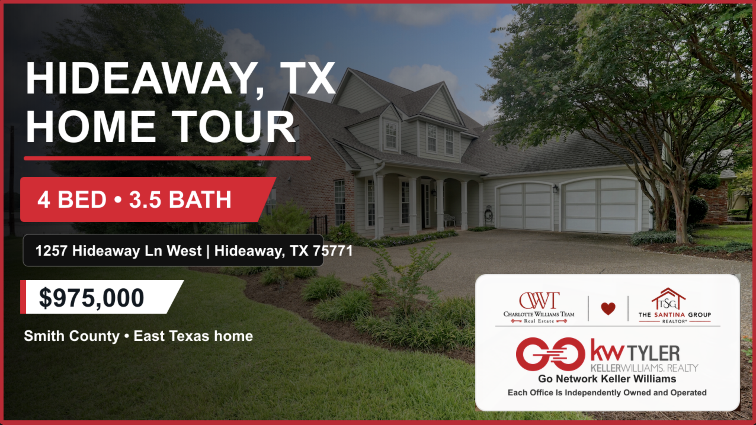 Video thumbnail for 1257 Hideaway Ln West — Hideaway