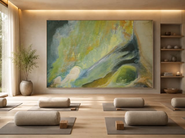 Altipalette in a wellness space