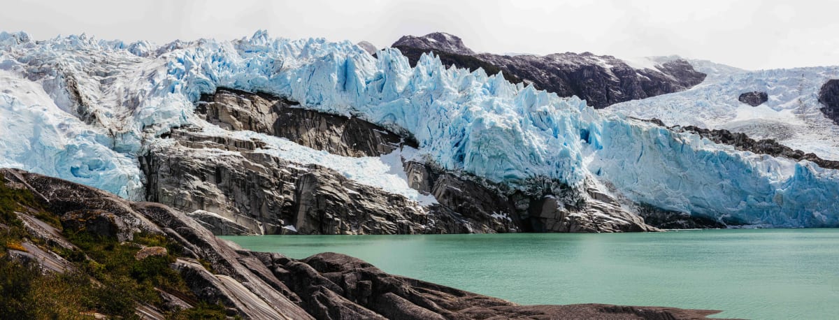 Glacial Lake in Andean Stone.