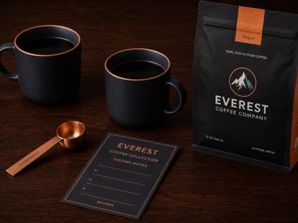 Everest Coffee Company, styled