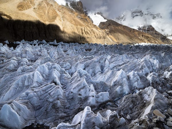 Alpine shadow, the eastern Himalaya