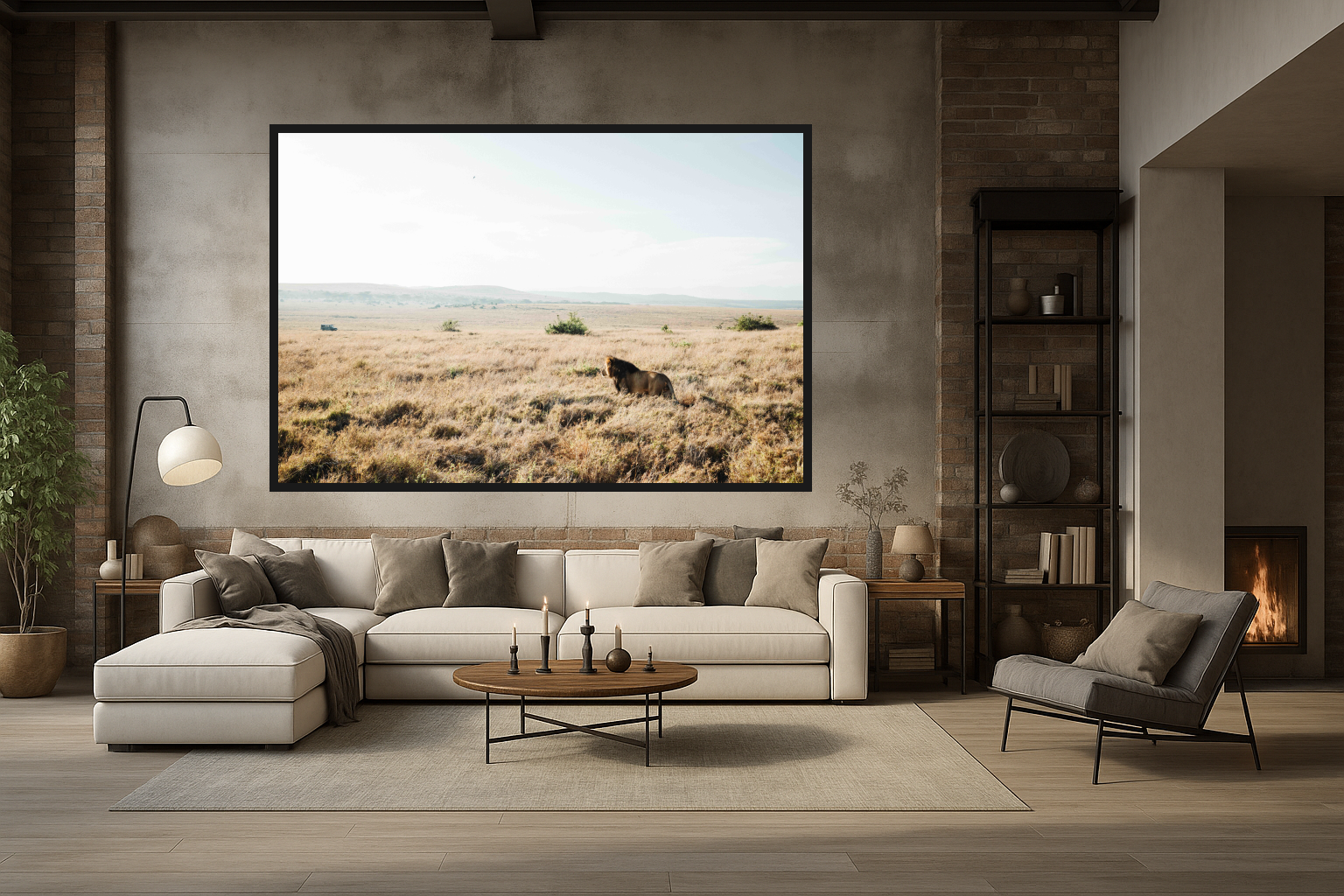 The Quiet King in a room