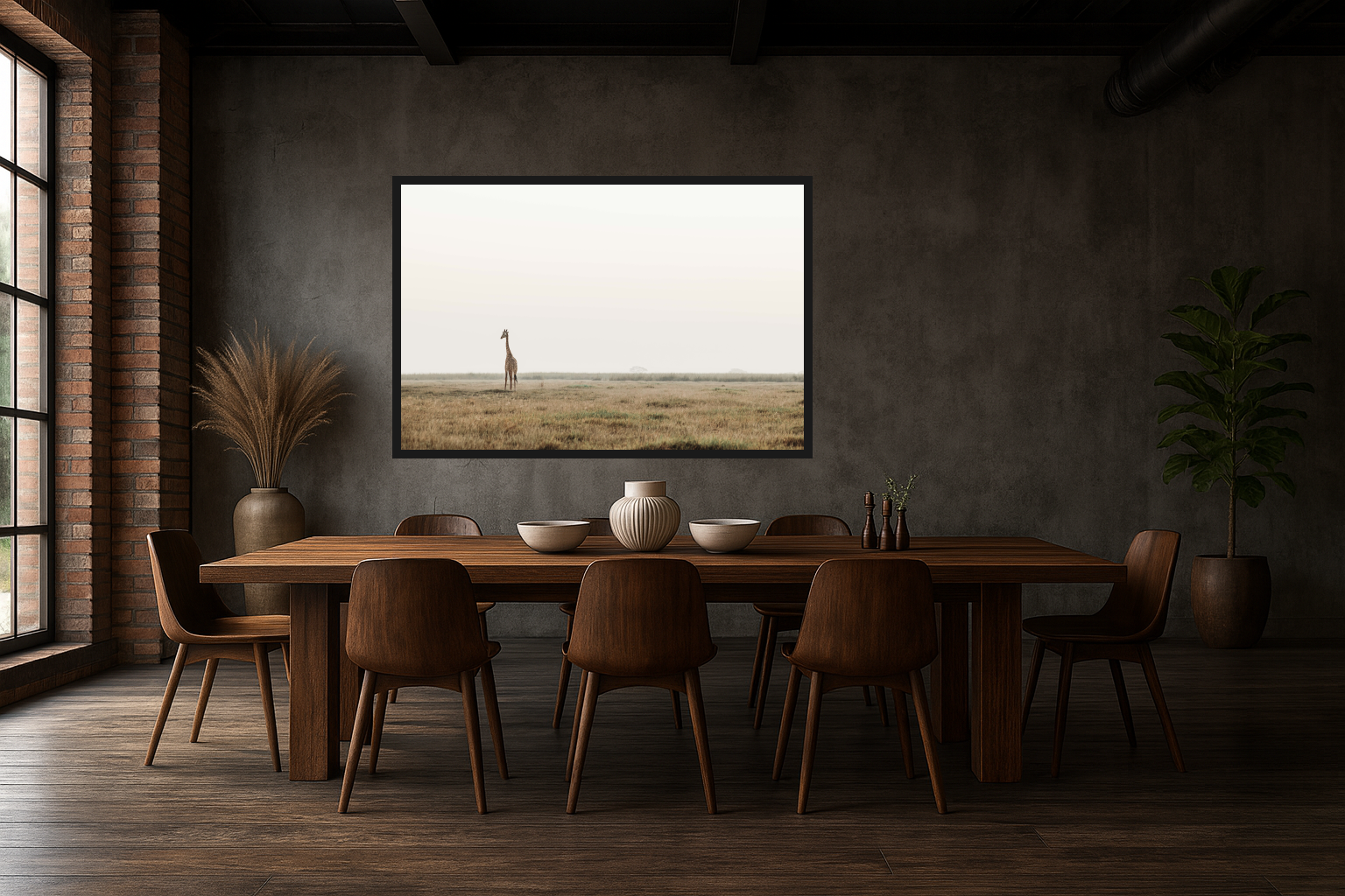 Holding the Plain in a room