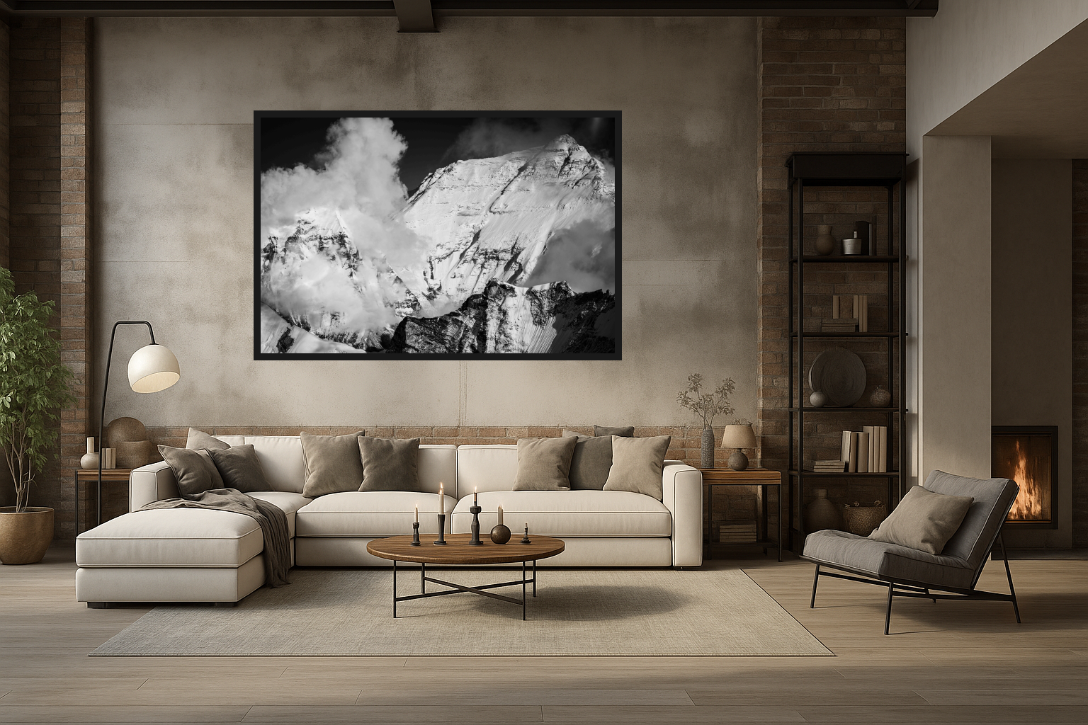 The Silent Ridge in a room