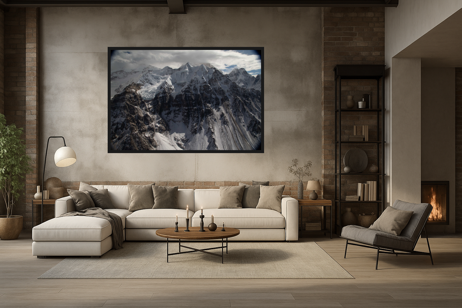 Cathedrals of Space in Living Room