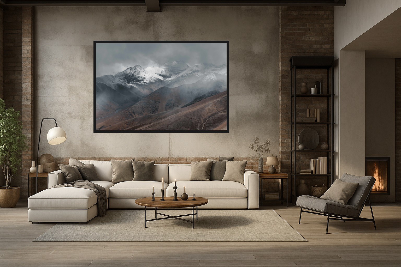 Emerging Between Storms in Living Room