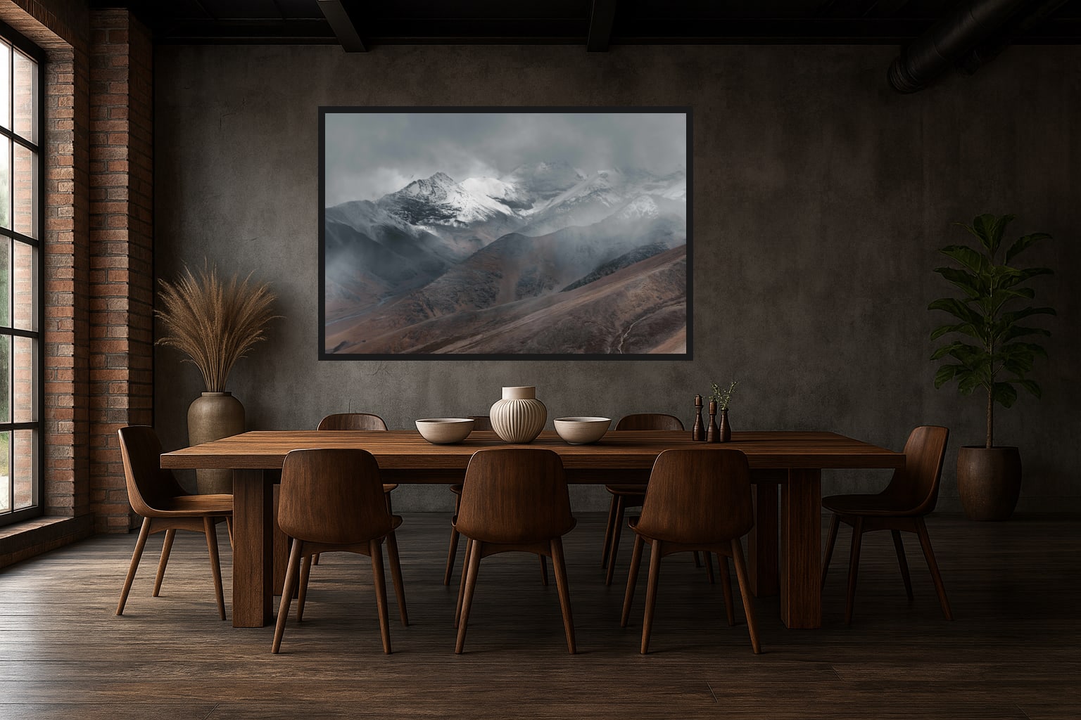Emerging Between Storms in a room