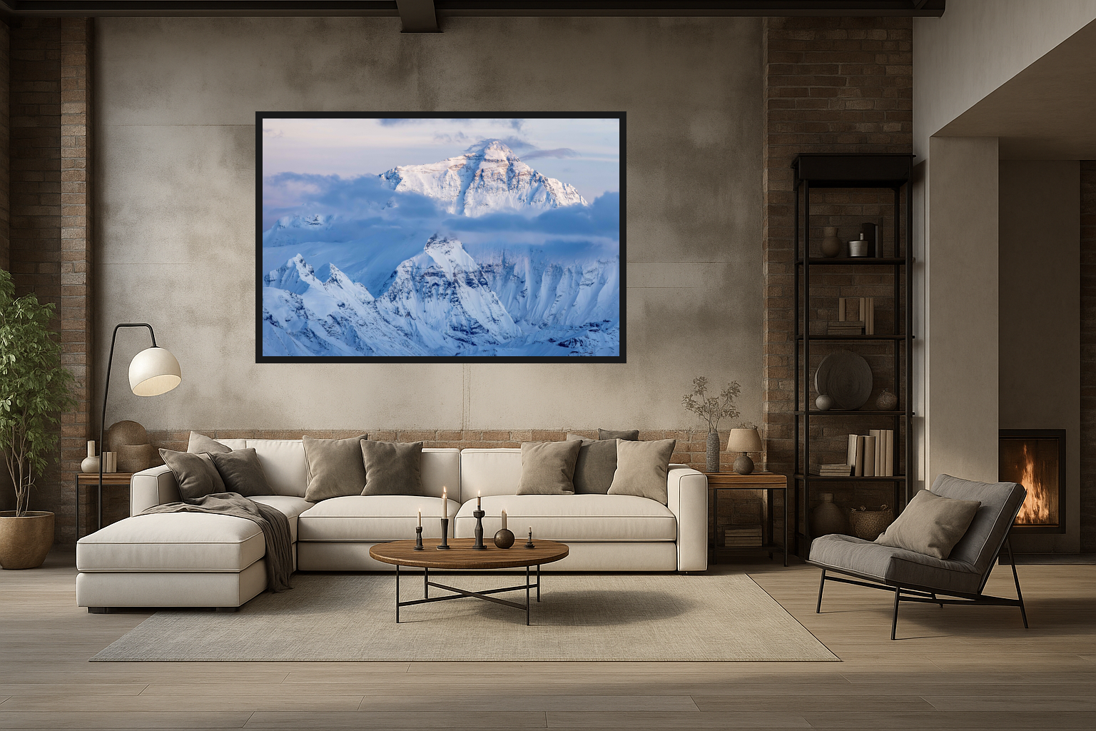 A Sovereign Peak in a room