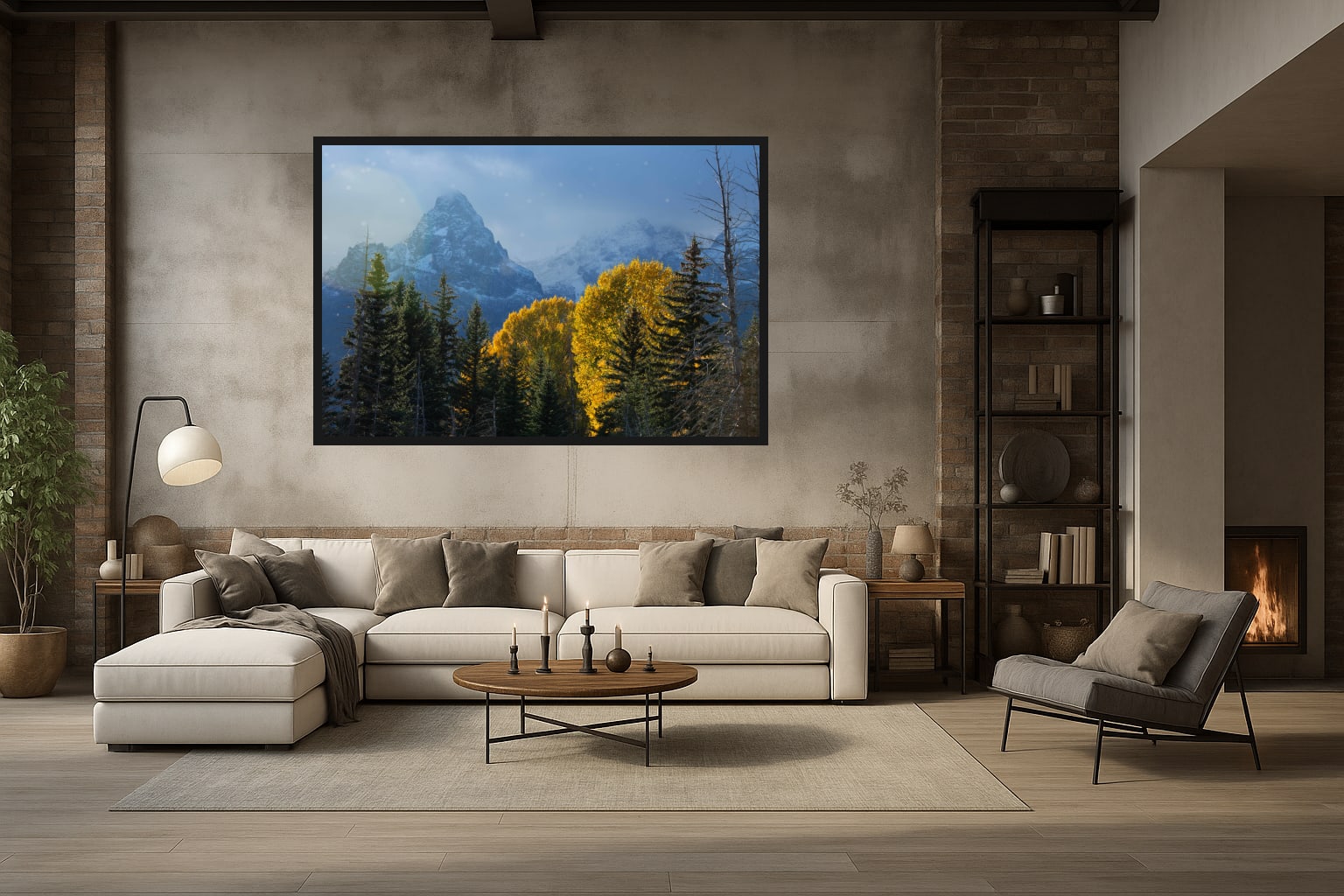 Winters Descent in a room