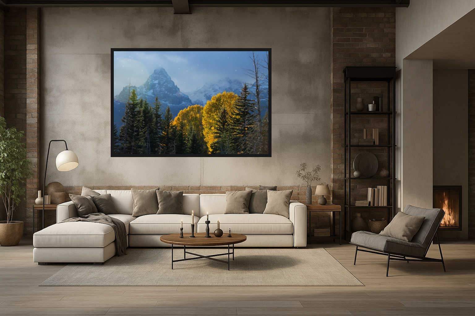 Above the Clouds in Living Room