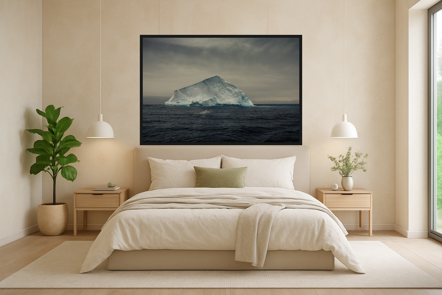 King Haakon Berg in a room