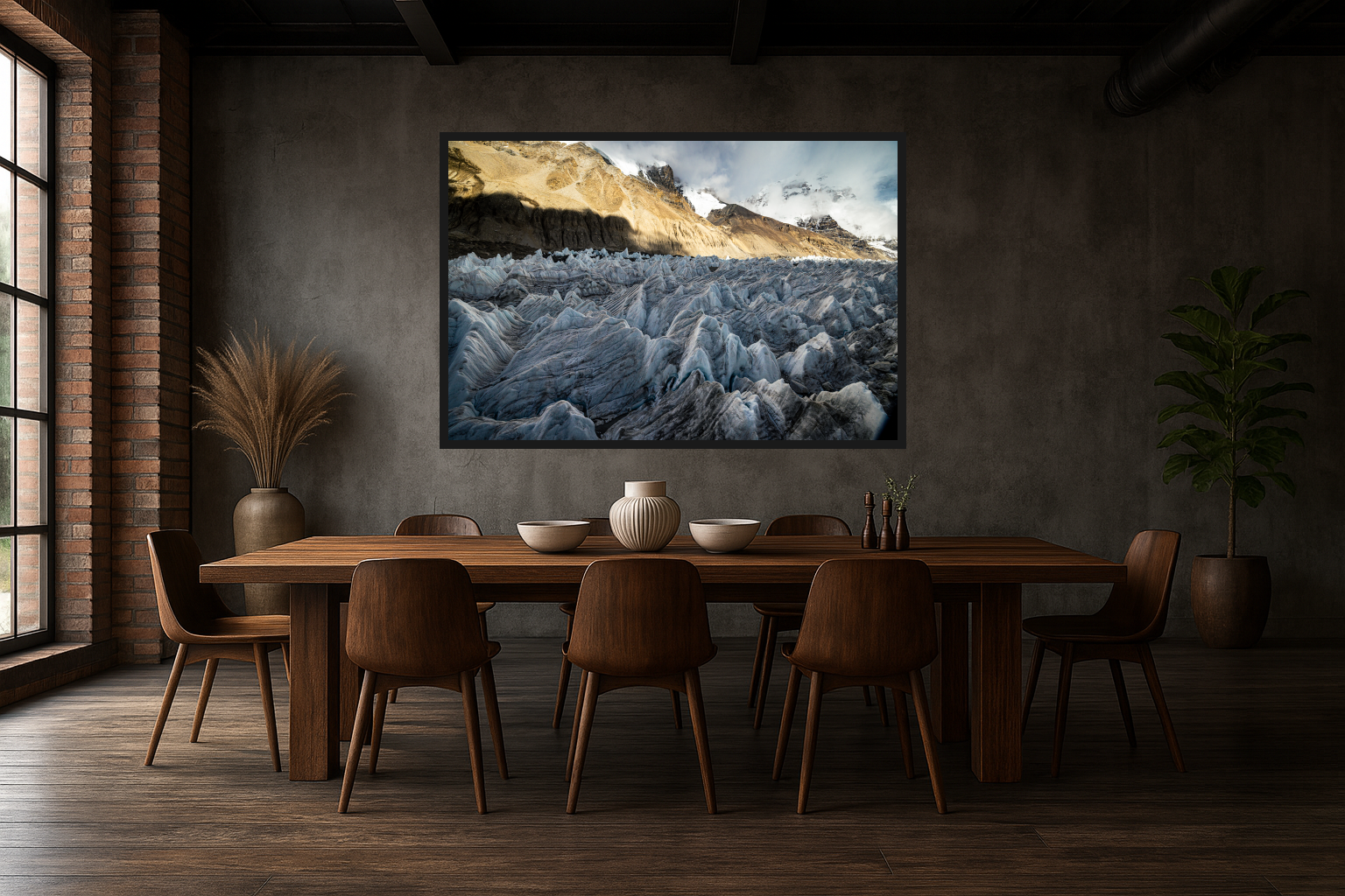 Shadow Penitentes in a room