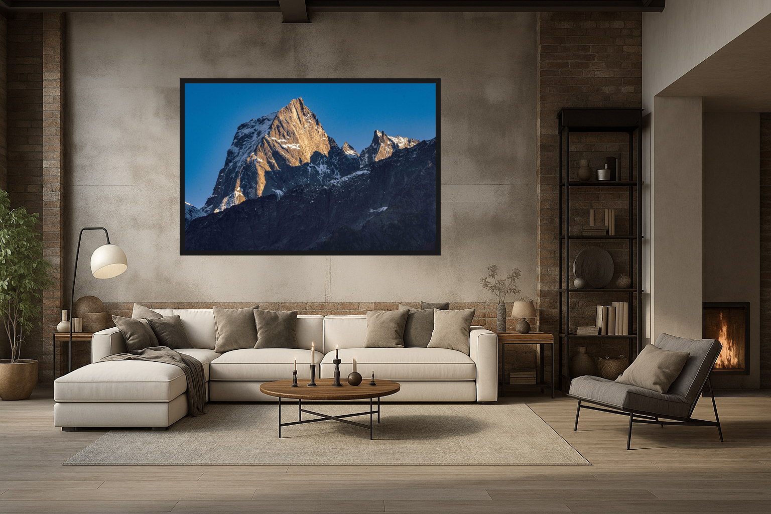 Alpine Spring in Living Room