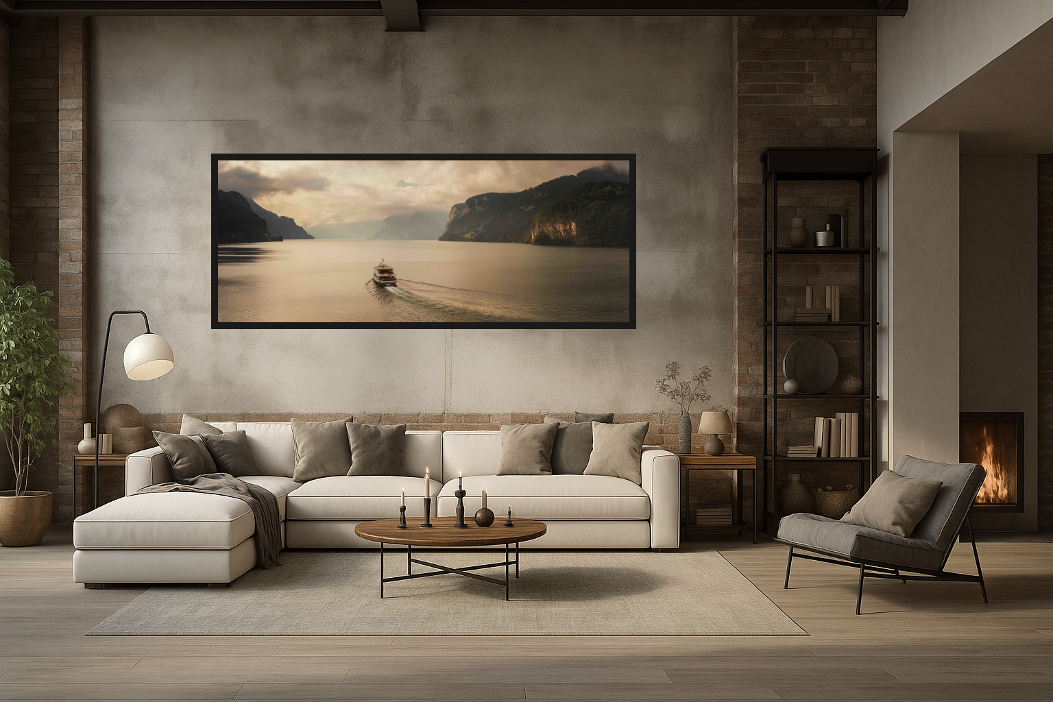 Crystal Current in Living Room