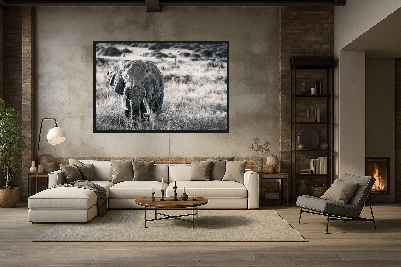 Wild Heart in Living Room