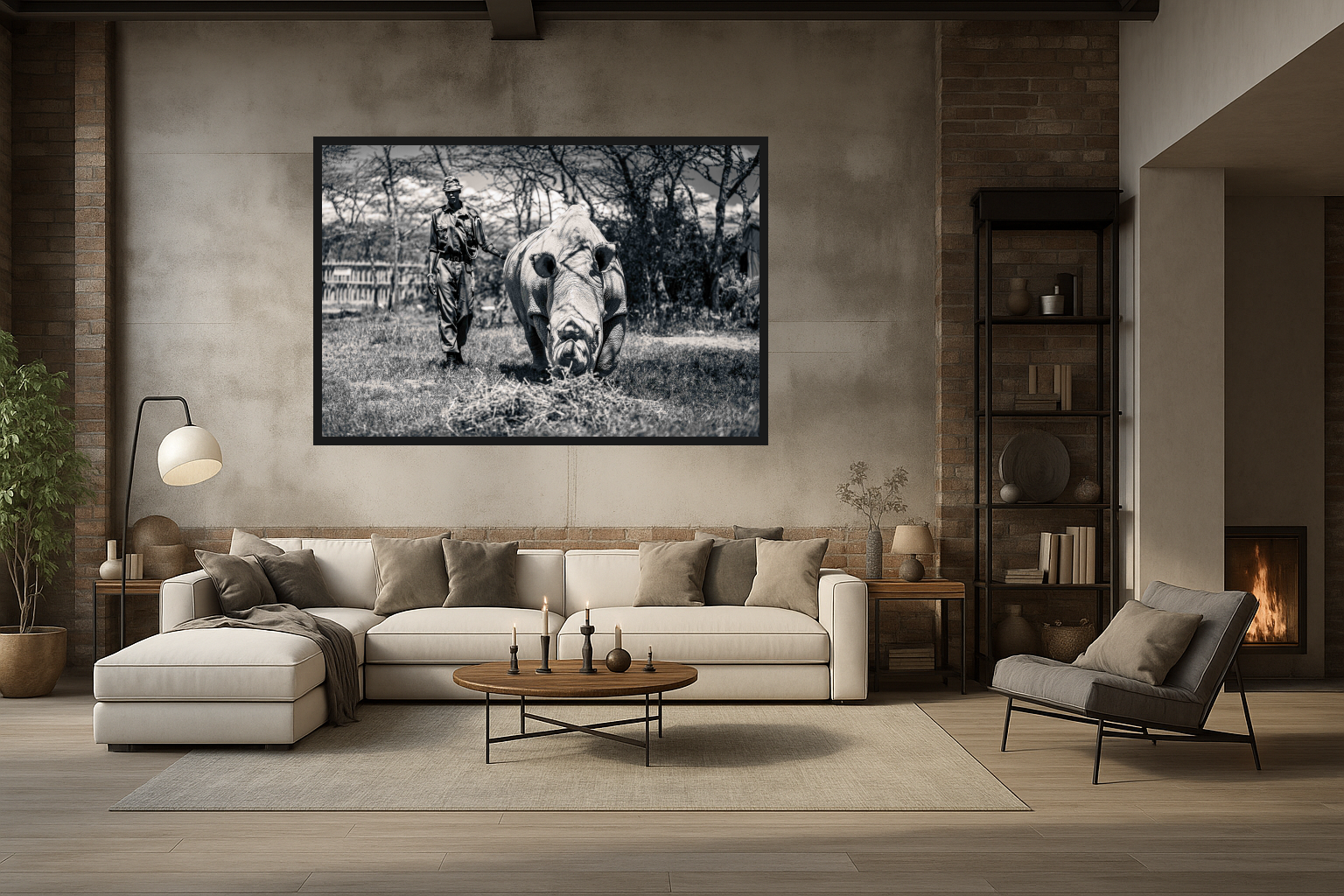 Mountain Monarch in Living Room