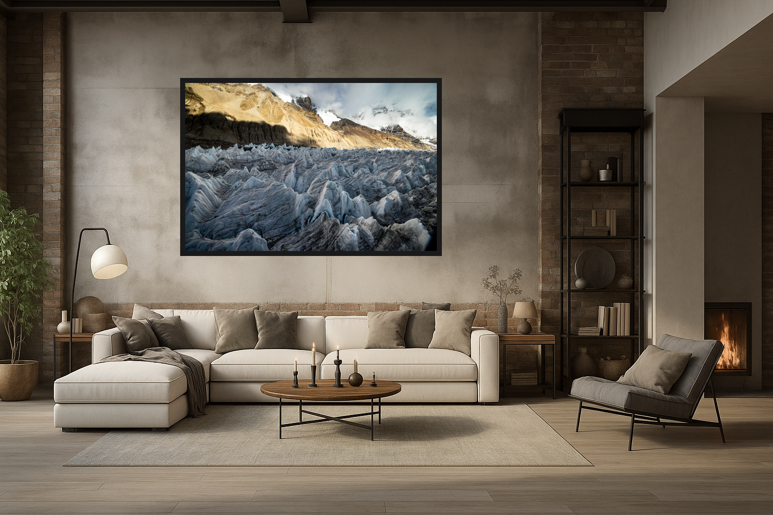 Shadow Penitentes in Living Room