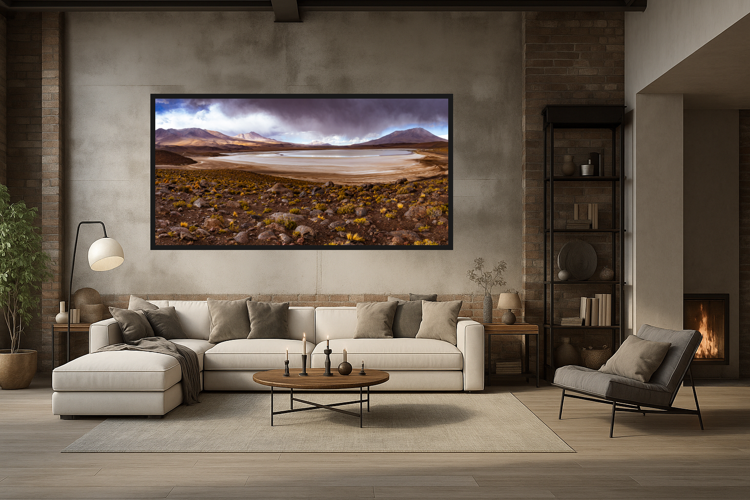 Volcanic Squall in Living Room