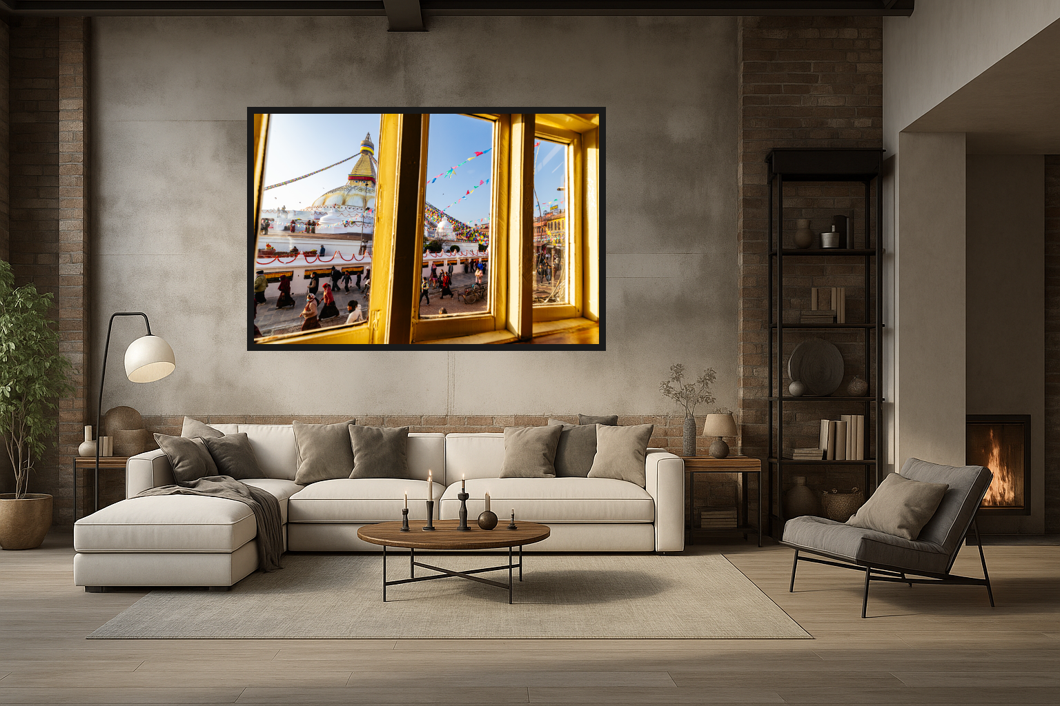 Sacred Window in Living Room