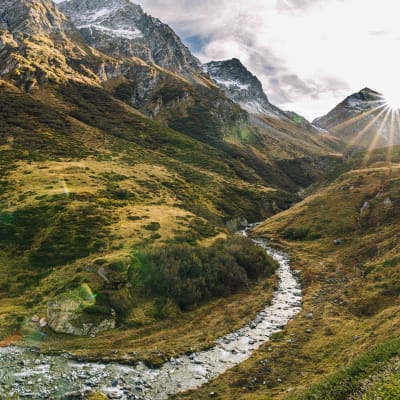 Mountain first light