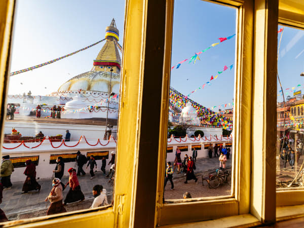 Sacred Window, Boudhanath, Nepal