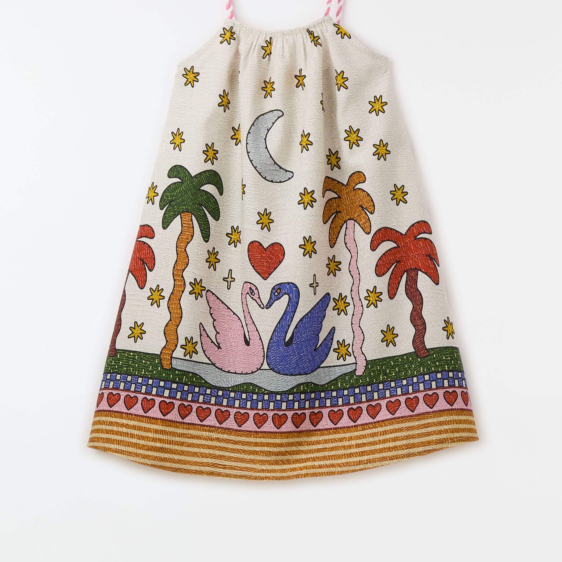 Vestido infantil cisnei