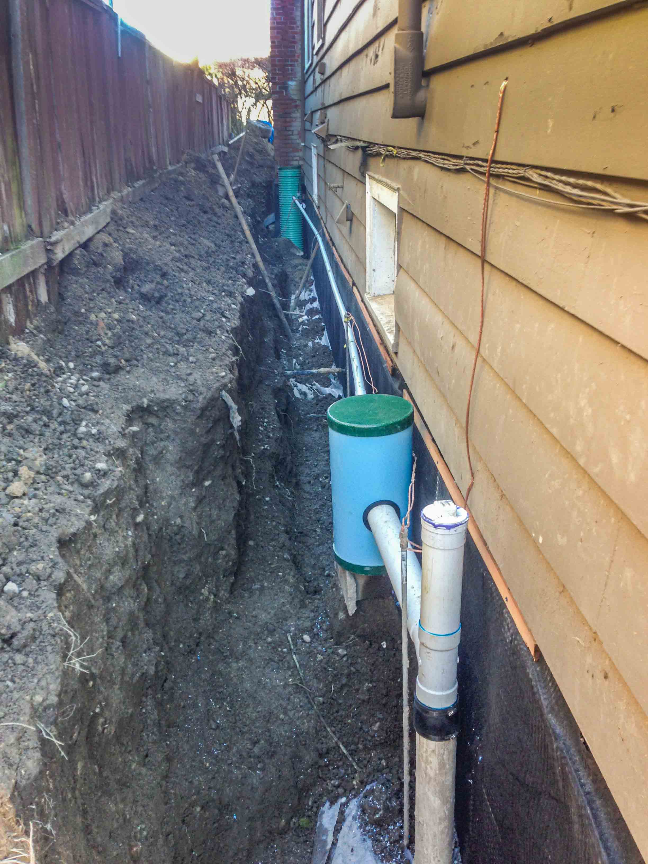 Basement Exterior Drainage System - Basement Drainage System Seattle