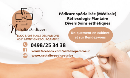 Nathalie Ardizzon Pédicure Médicale : Institut de beauté à Charleroi