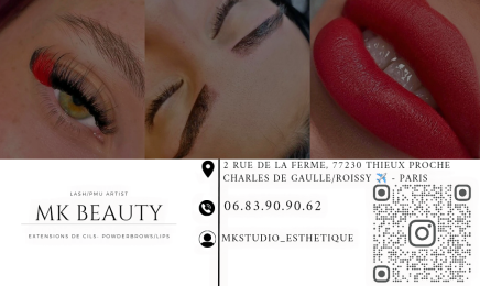 MK studio ESTHETIQUE  : Institut de beauté à Thieux
