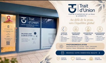 Trait d’Union - Centre d’expertise de la peau - JETPEEL - ÉPILATION LASER - LED : Institut de beauté à Saint-Pair-sur-Mer