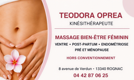 Massage Bien-Être Féminin - Ventre - Teodora Oprea Massothérapeute : Massothérapeute à Rognac