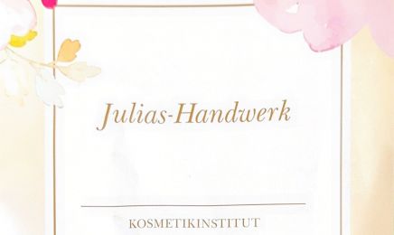 Julias Handwerk: Kosmetikstudio in Engelskirchen