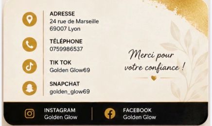 Golden Glow : Institut de beauté à Lyon