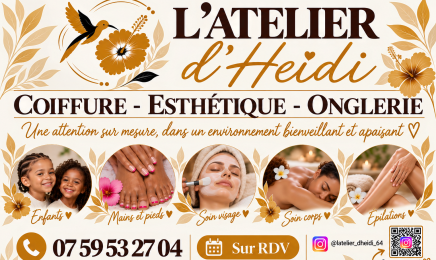 L’Atelier d’Heïdi 64 : Institut de beauté à Buros