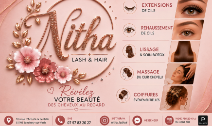 Nitha Lash & Hair : Coiffeur à Jonchery-sur-Vesle