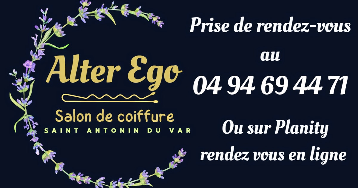 Alter Ego coiffeur à SaintAntoninduVar Planity