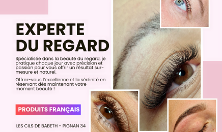 LES CILS DE BABETH - Extension de Cils, Rehaussement, Brow Lift & Épilations au Fil : Institut de beauté à Pignan